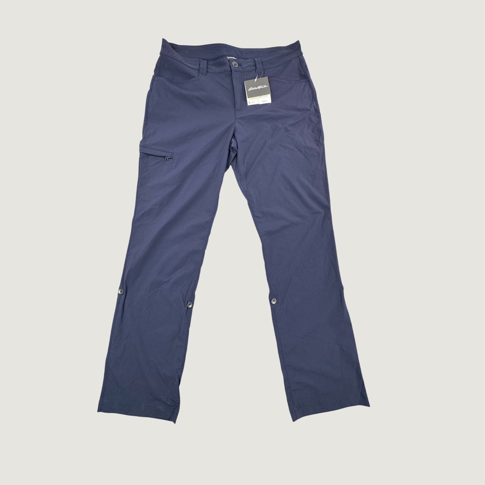 Eddie Bauer Travex WR Horizon Pant 12 Atlantic Blue Water Resistant Hiking NEW